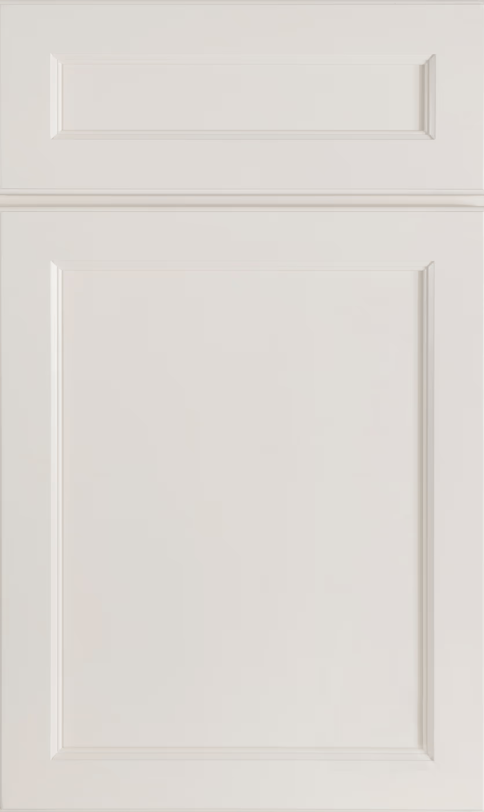 Light cabinet finish for kitchen cabinetry