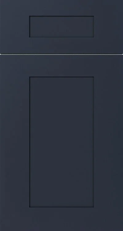 Skyline Cabinetry Navy Blue cabinet finish