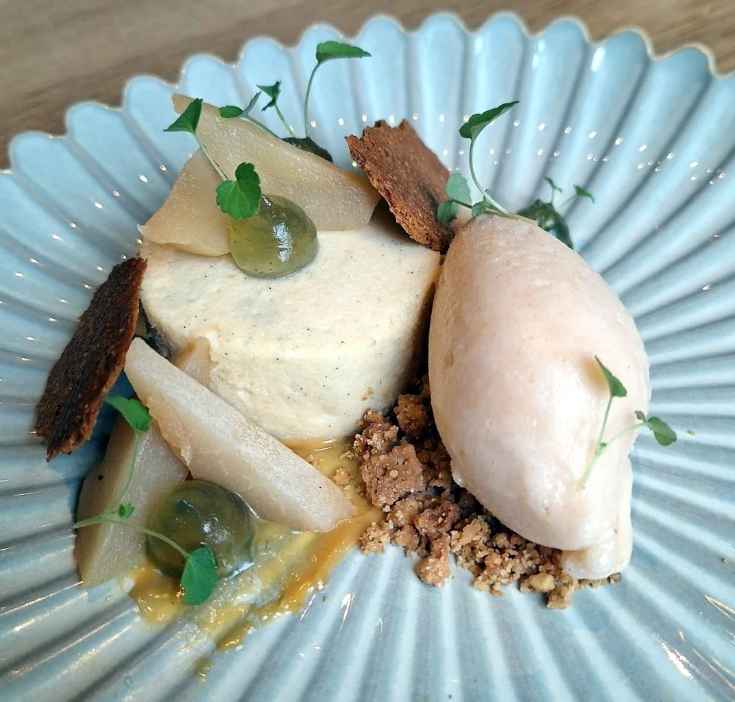 Kweepeerdessert bij ’t Jagthuijs