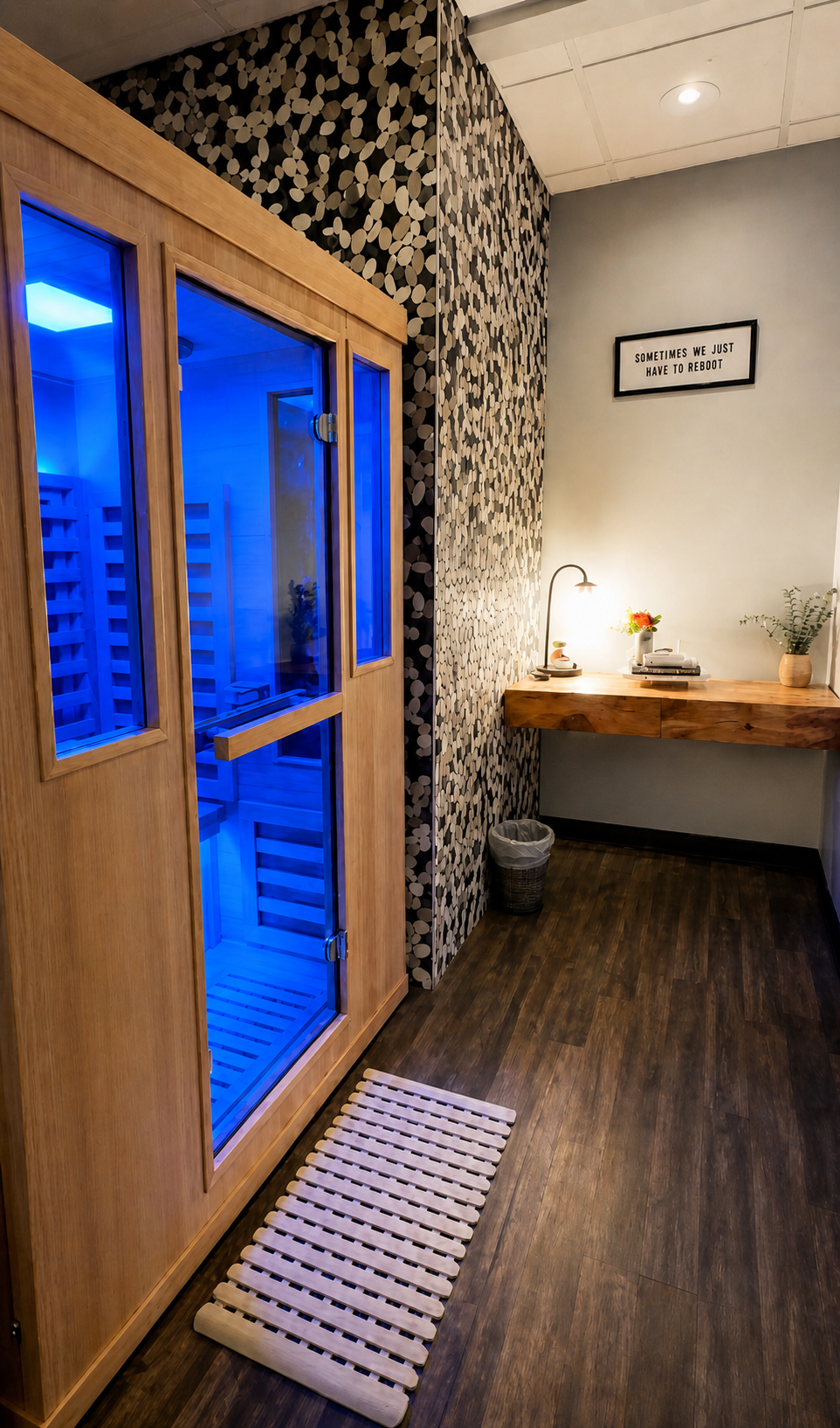 Infrared sauna service at Ripple Effect Wellness