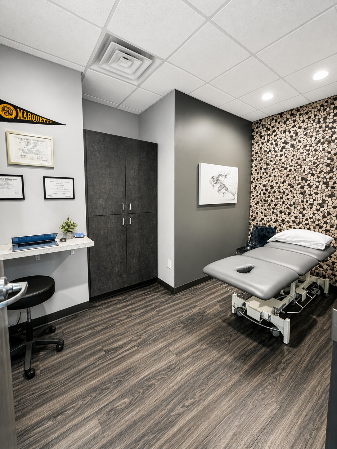 Physical therapy room at Ripple Effect Wellness