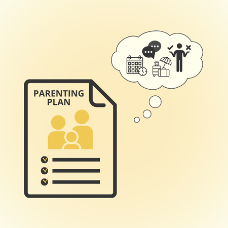 Illustration of a Parenting Plan Document
