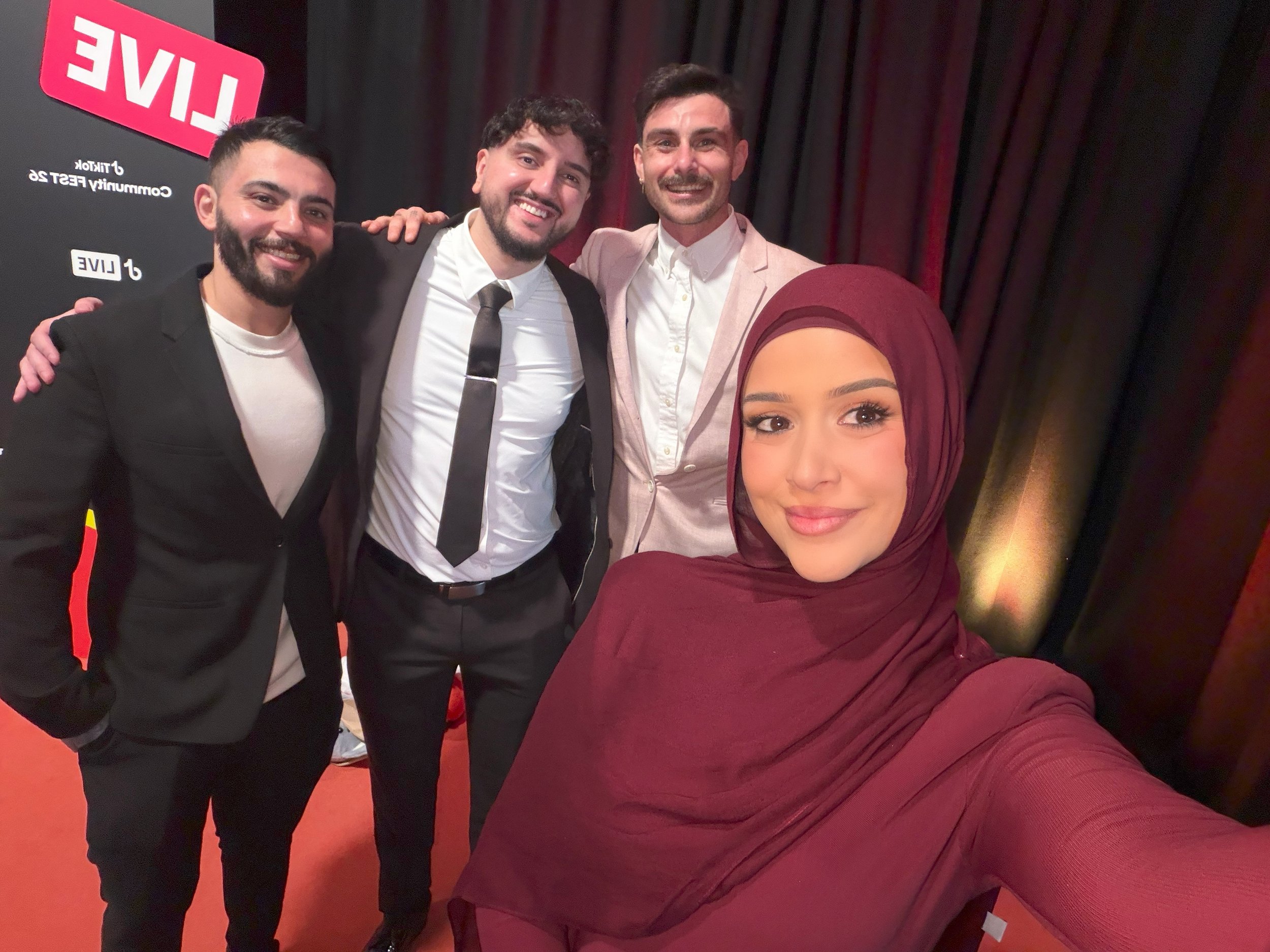 Stream Chasers team backstage at TikTok Community FEST 26