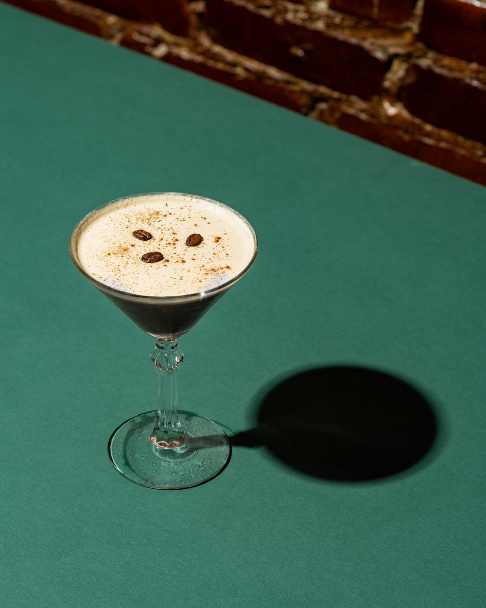 Espresso martini at a corporate holiday party