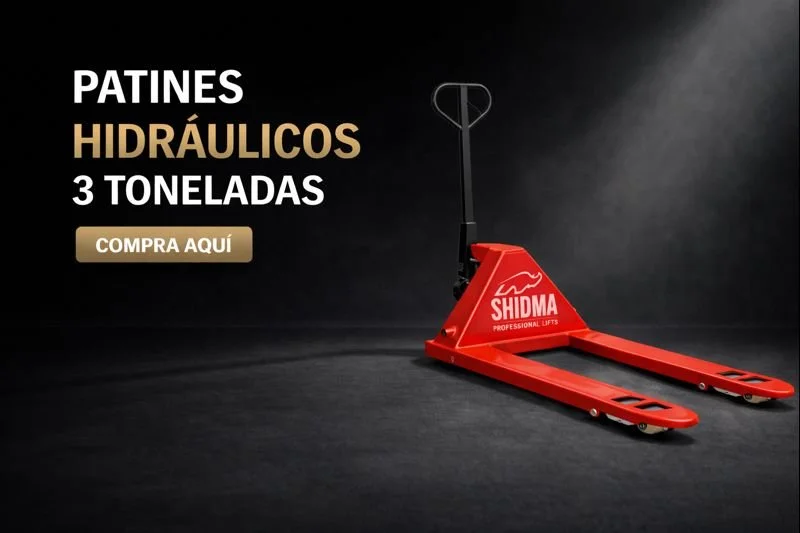 Patín hidráulico SHIDMA 3 toneladas