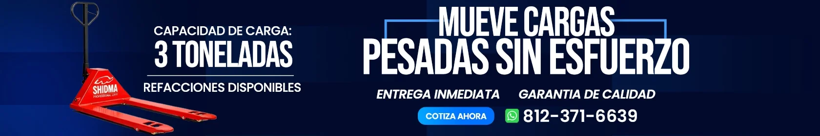 Venta de Patin Hidraulico 3 Toneladas en Monterrey