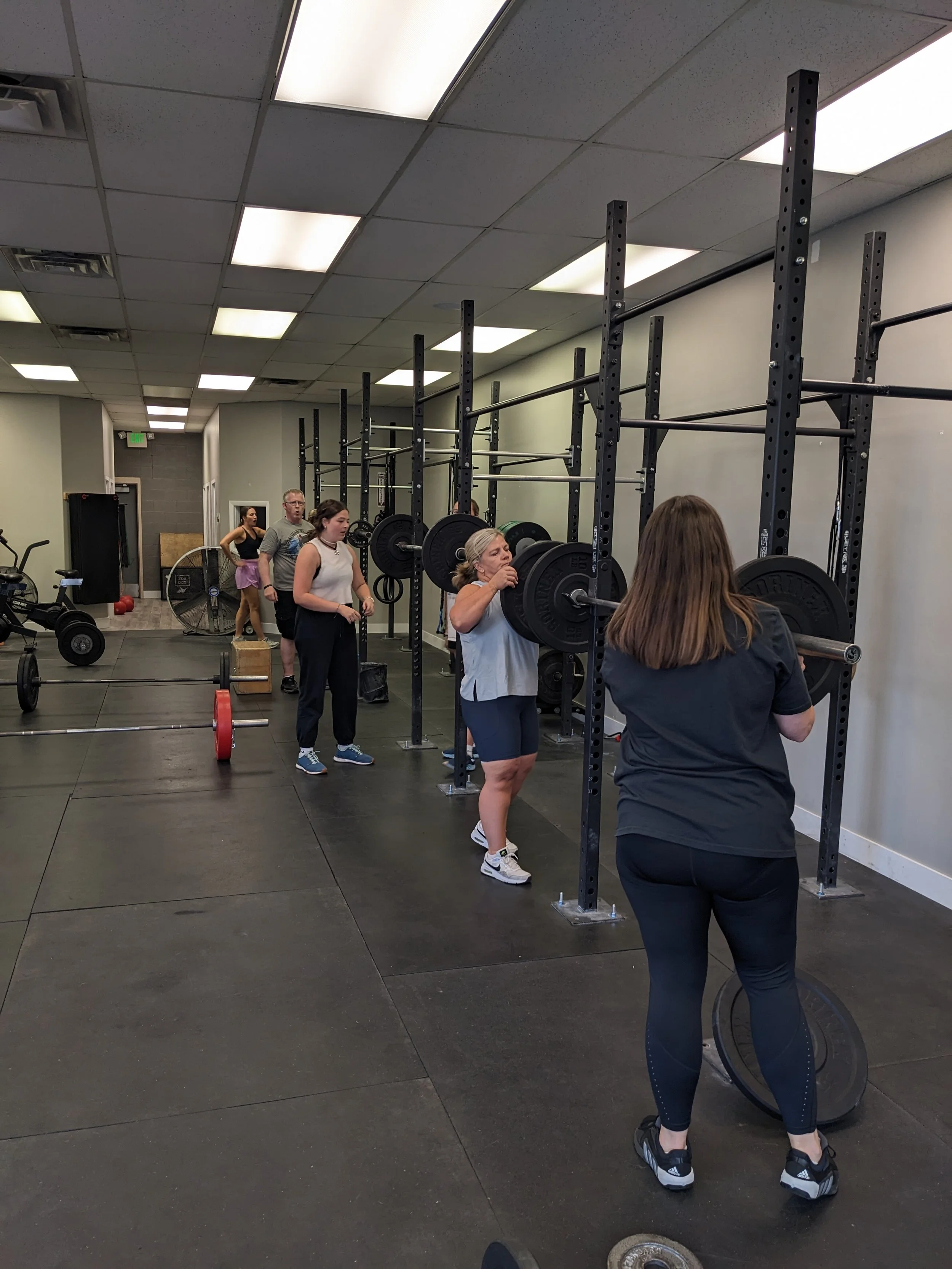 People working out