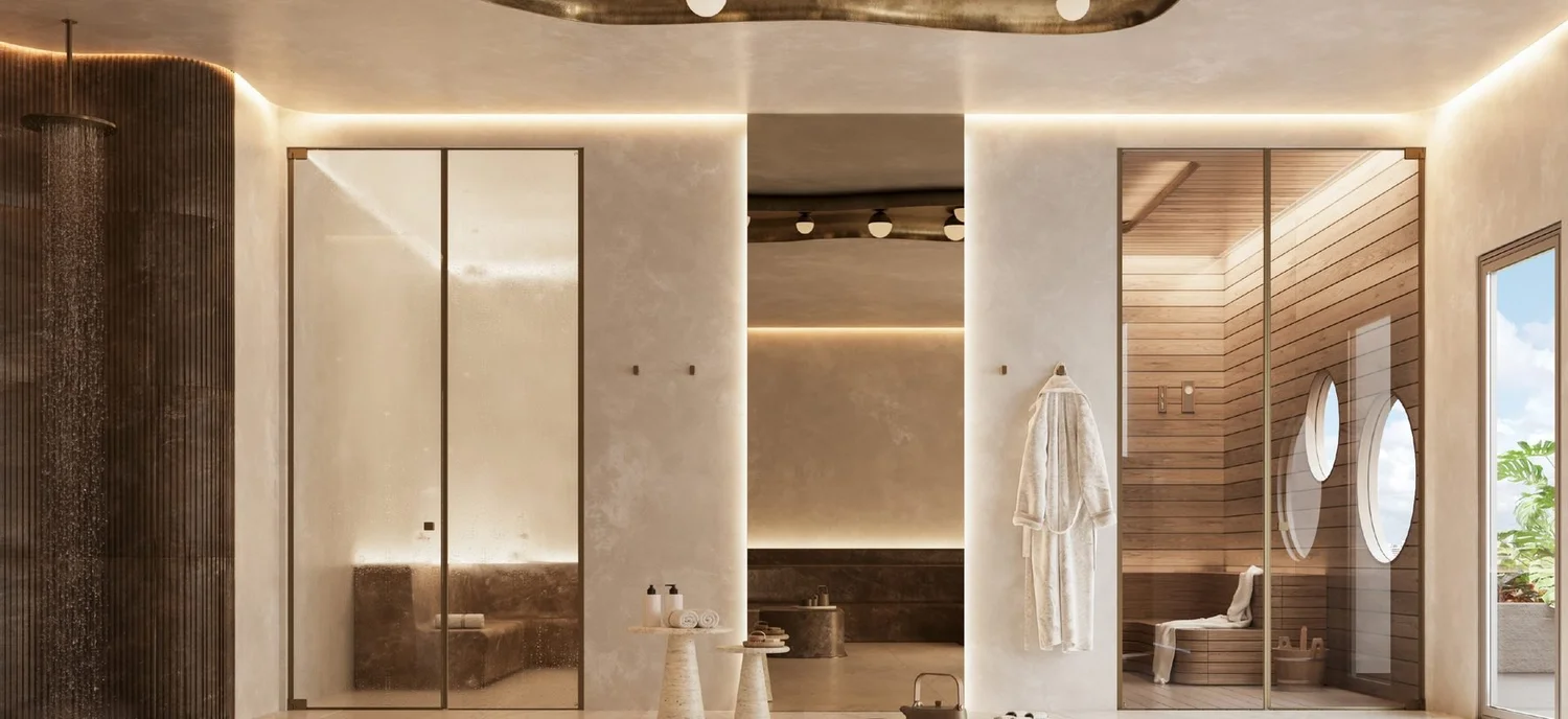 Sauna e sala de vapor