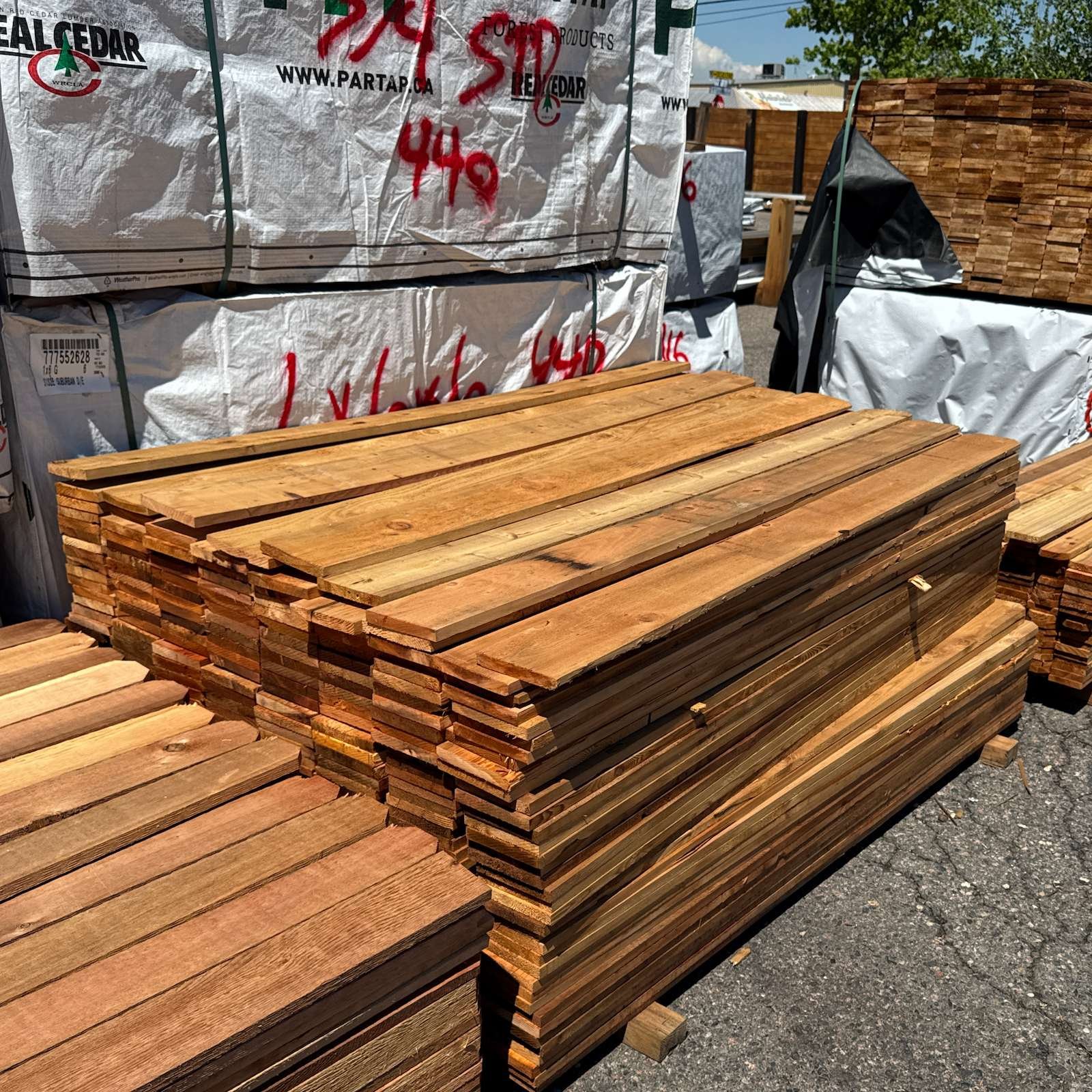 1X6X6 Standard WRC Fence Pickets