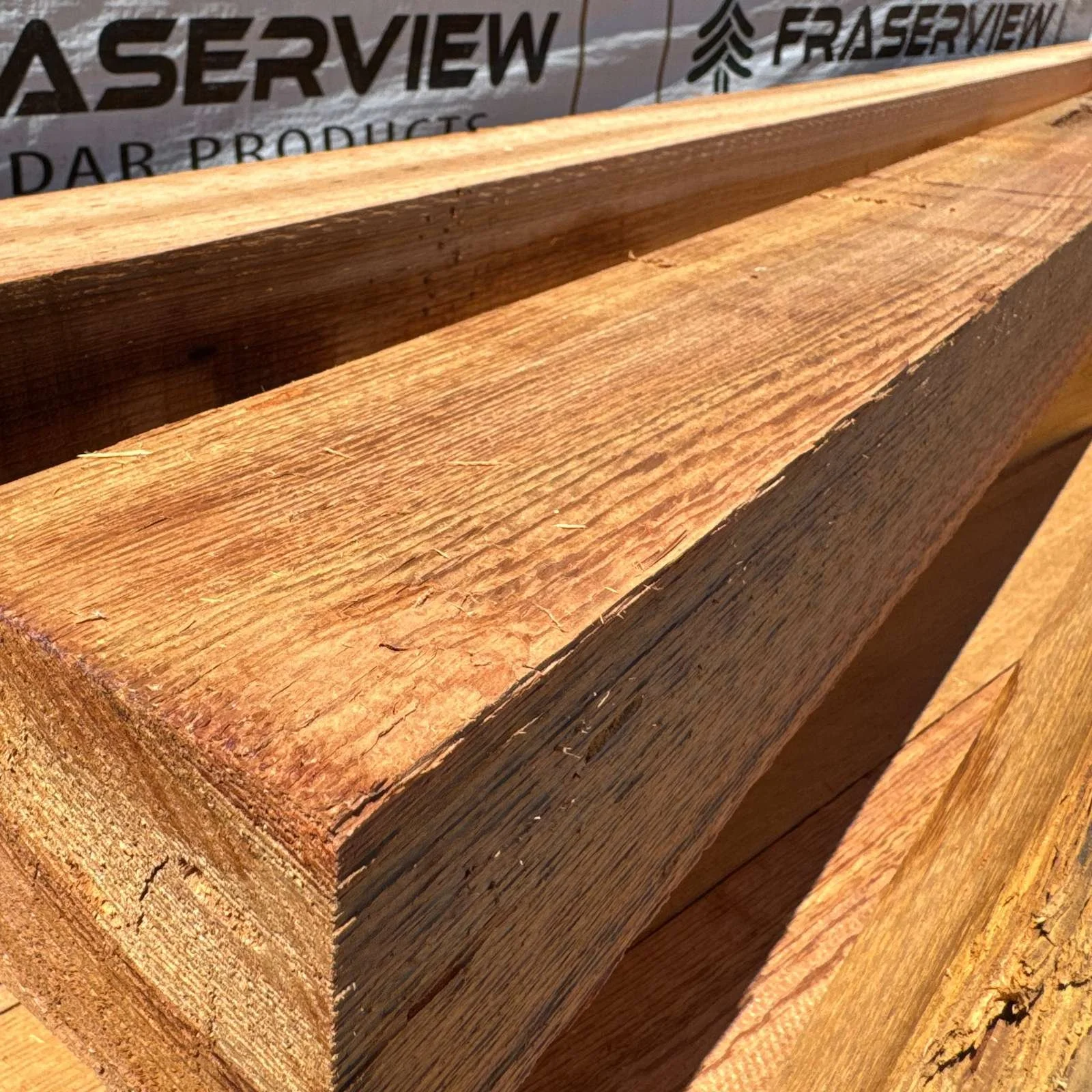 4X4X8 - Rough Sawn - Standard - Western Red Cedar - Fence Posts — Rocky ...