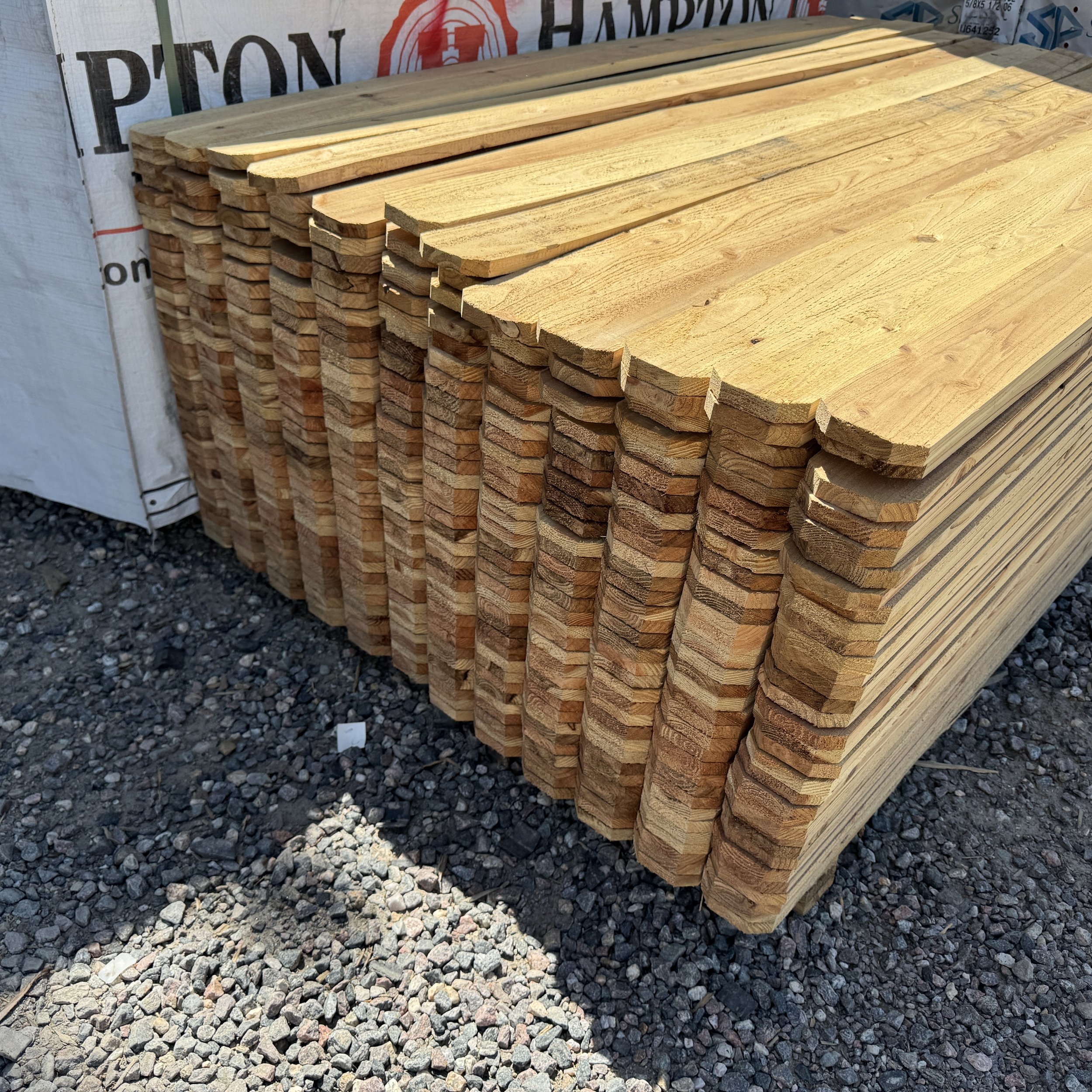 1X4X6 Premium Import Cedar Fence Pickets
