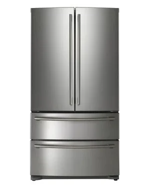 French door refrigerator with bottom freezer drawers