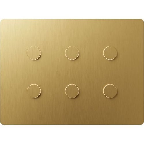 Alisse keypad in Brushed Brass