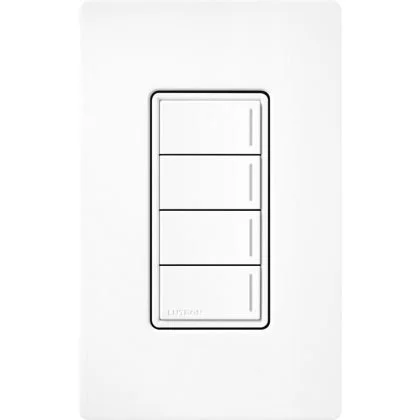 Sunnata keypad in Satin Brilliant White