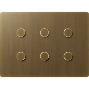 Alisse, Aged Brass keypad finish
