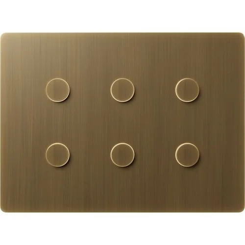 Alisse keypad in Aged Brass