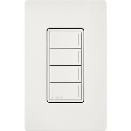 Sunnata keypad in Satin Architectural White