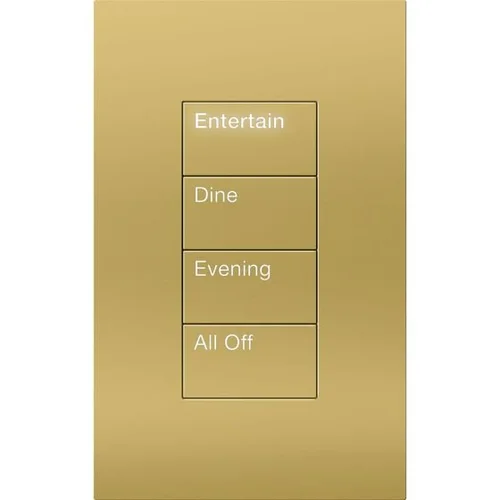 Palladiom keypad in Bright Brass