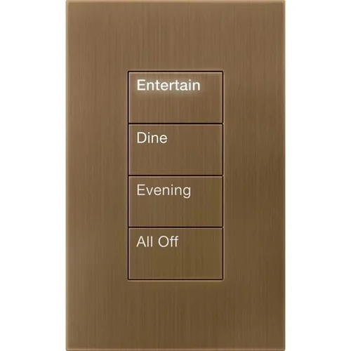 Palladiom keypad in Antique Brass