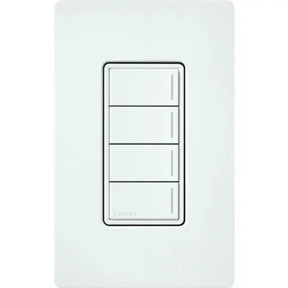 Sunnata keypad in Satin Glacier White