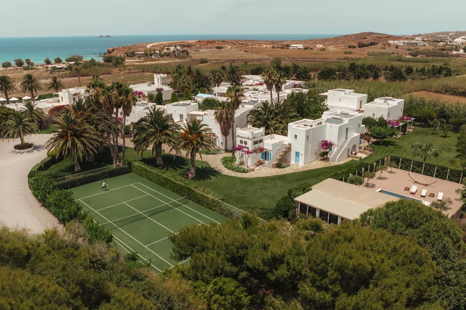 Yria Island Boutique Hotel — aerial view