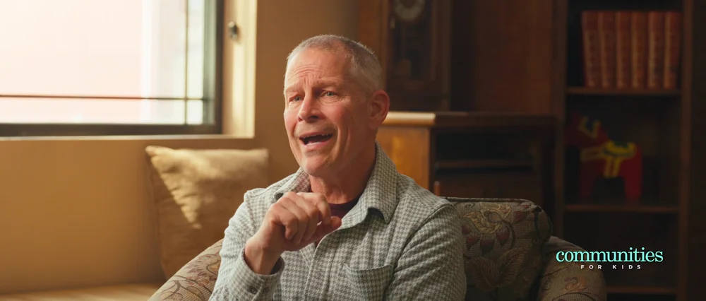 Darren Vanness during an interview for the Wausa Communities for Kids film