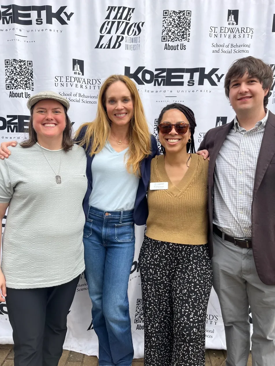May Matters coalition members at a civic event in Austin, Texas