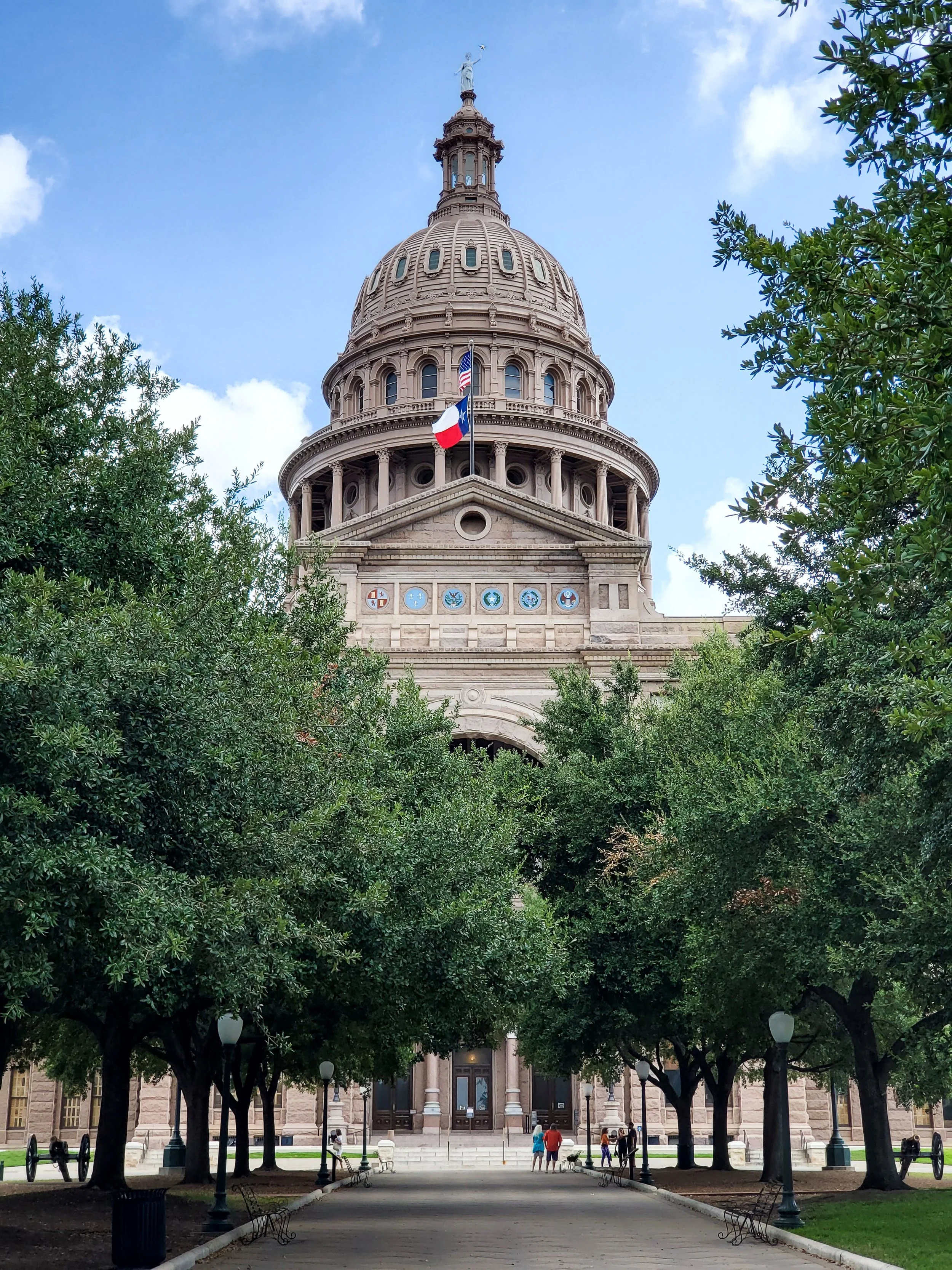 The Texas State Capitol building in Austin, Texas.