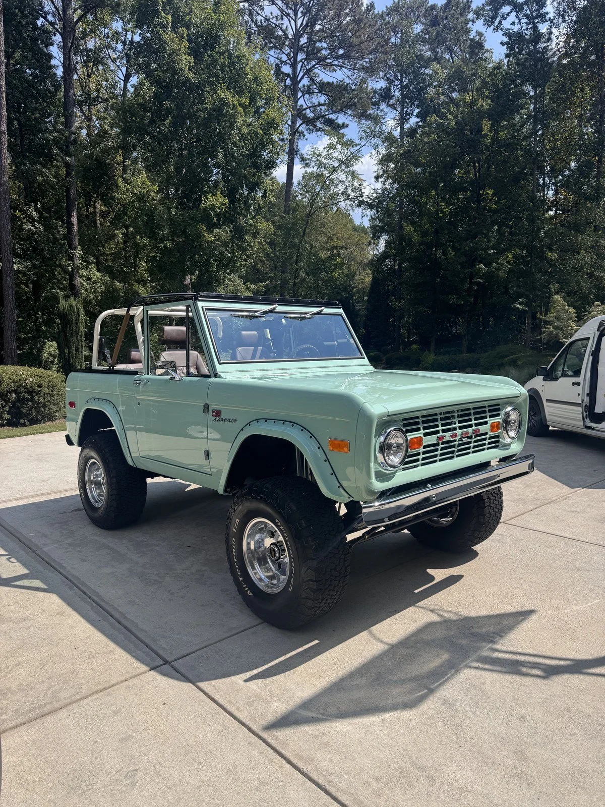 Full restored Ford Bronco at a Gen. Detailing appointment in Alpharetta, Georgia