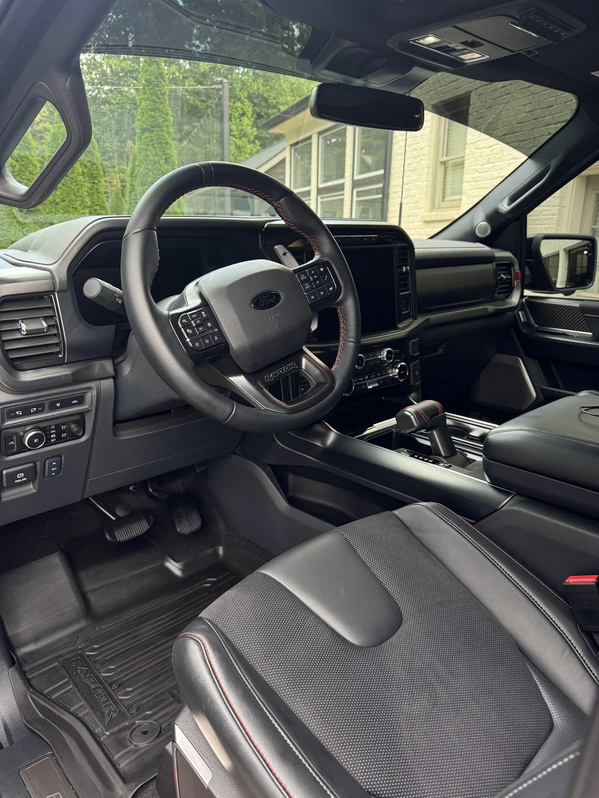 Ford Raptor finished cabin at a Gen. Detailing appointment in Roswell