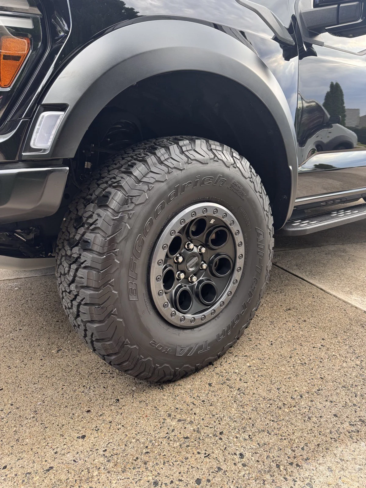 Ford Raptor wheel detail at a Gen. Detailing appointment in Roswell