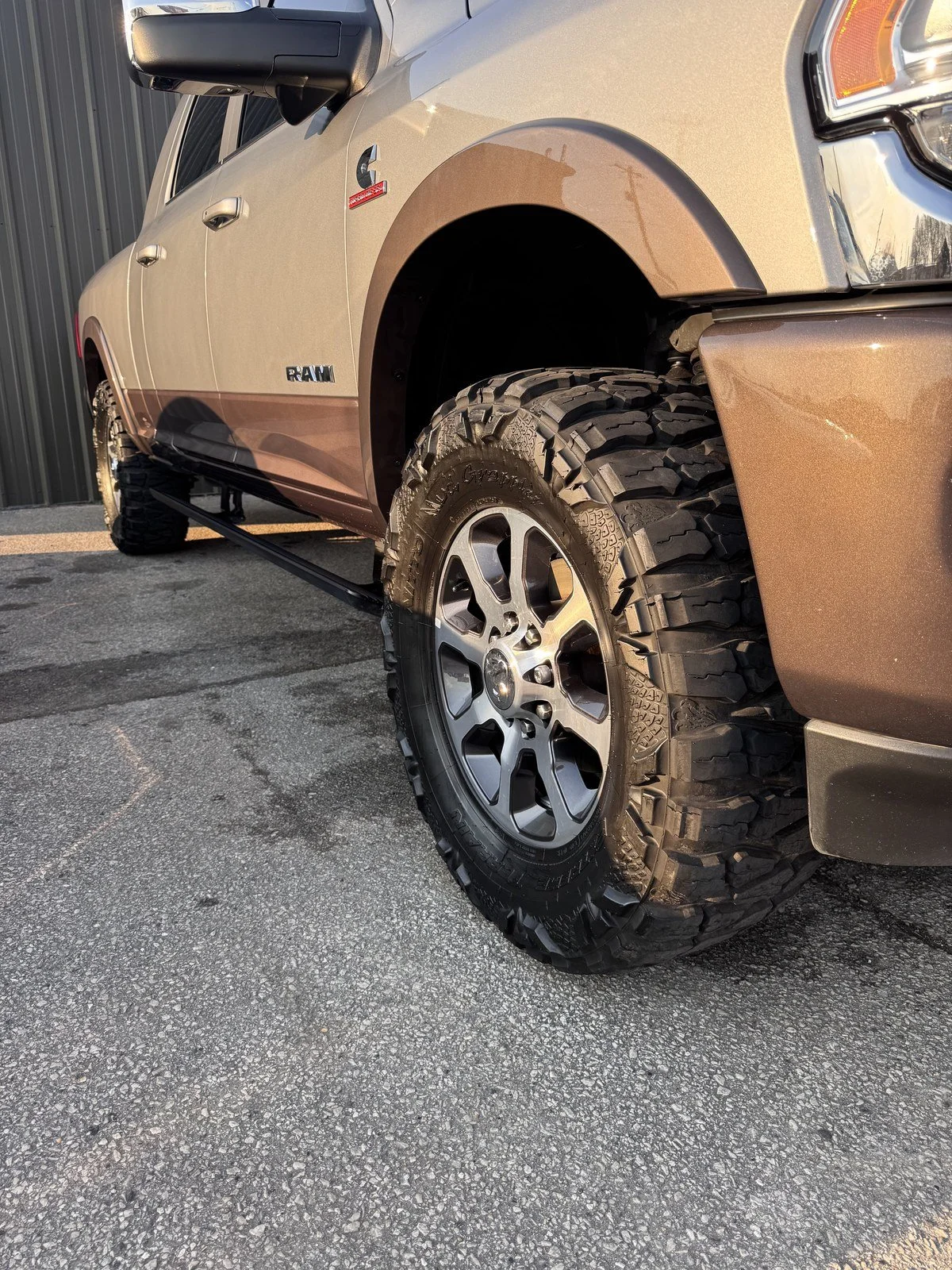 Ram pickup wheel detail at a Gen. Detailing appointment in Irondale