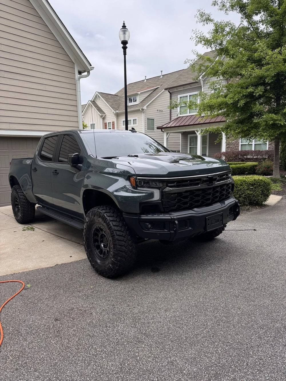 Whole Chevrolet Silverado after a Birmingham Deluxe Detail and one-step paint correction
