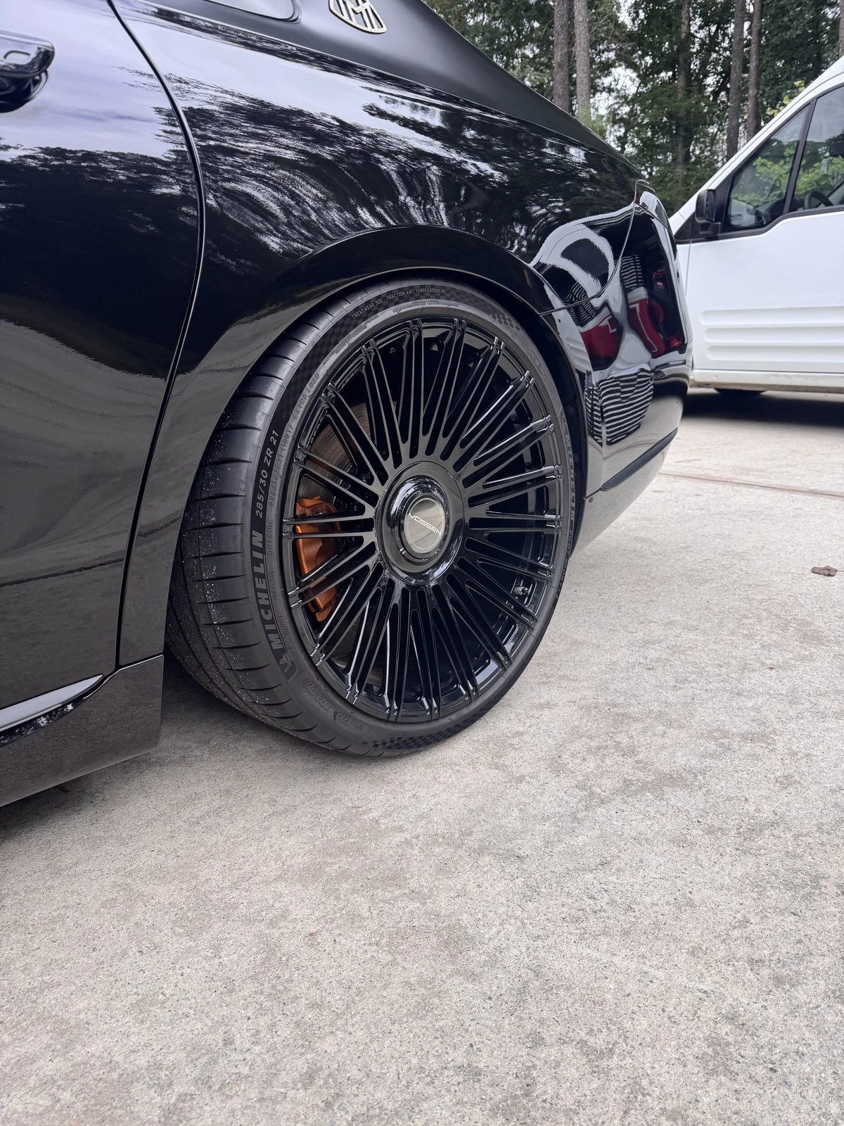 Mercedes-Maybach wheel detail at a Gen. Detailing appointment in Duluth