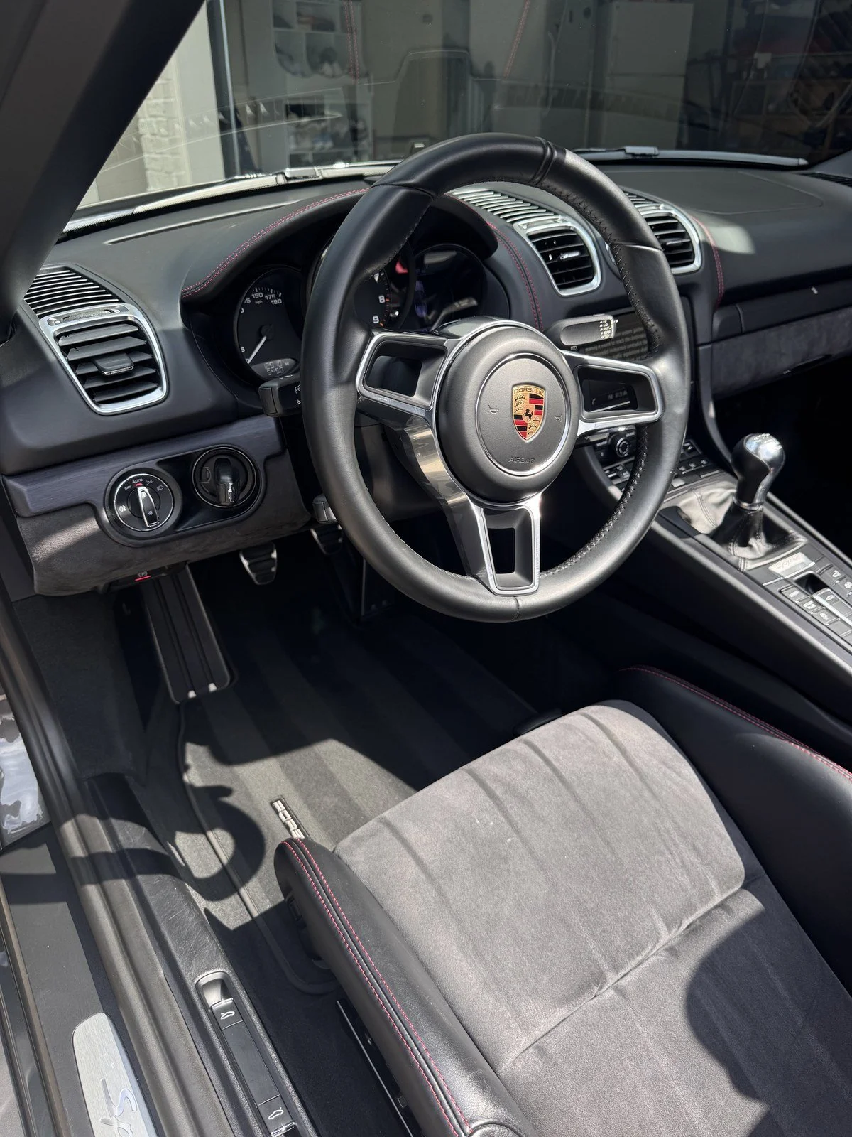 Porsche Spyder RS finished cabin at a Gen. Detailing appointment in Johns Creek