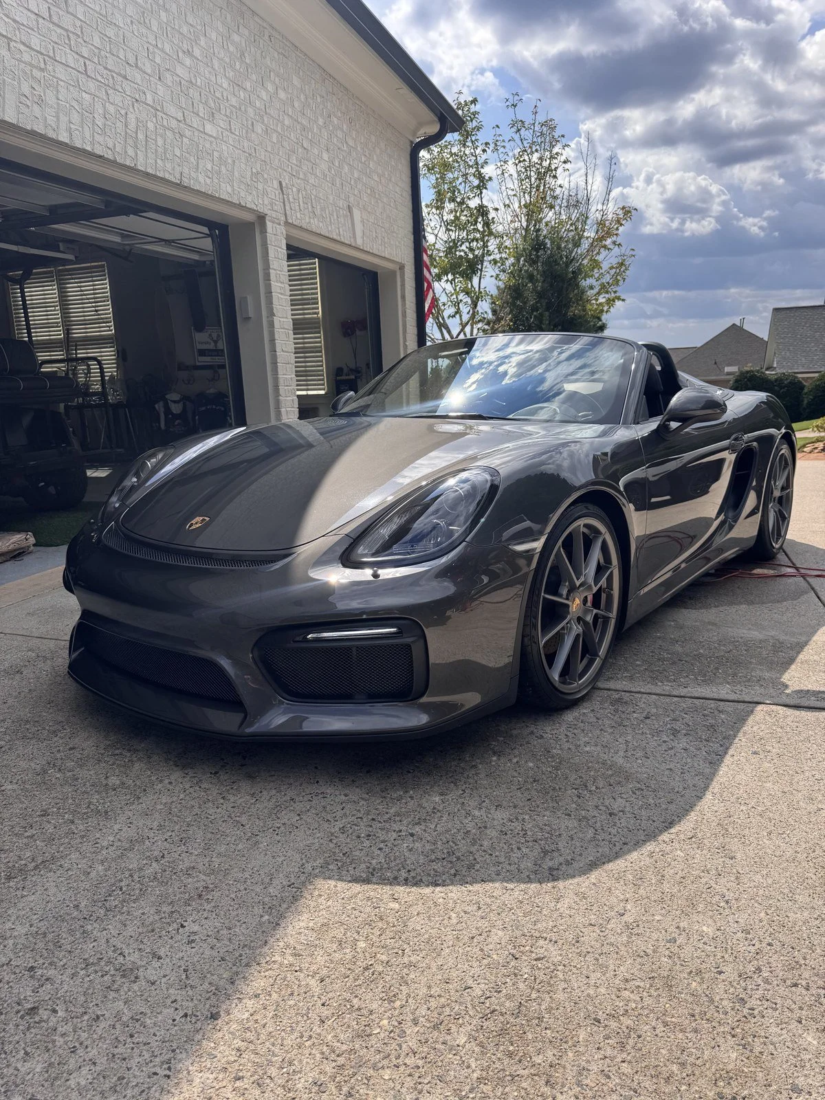 Porsche Spyder RS exterior finish at a Gen. Detailing appointment in Johns Creek