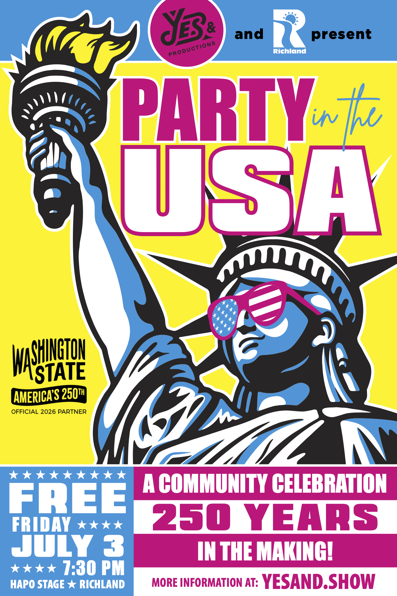 Party in the USA concert poster