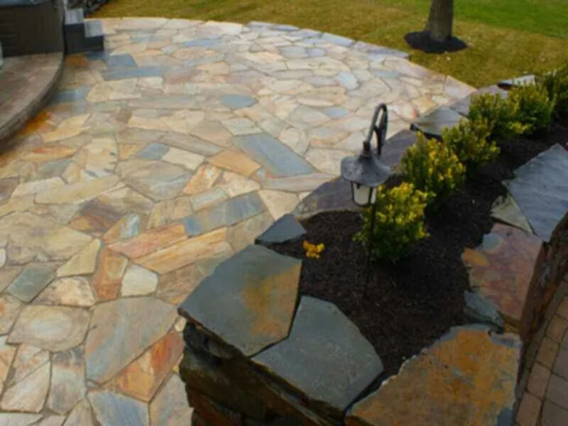 nanaimo flagstone installation