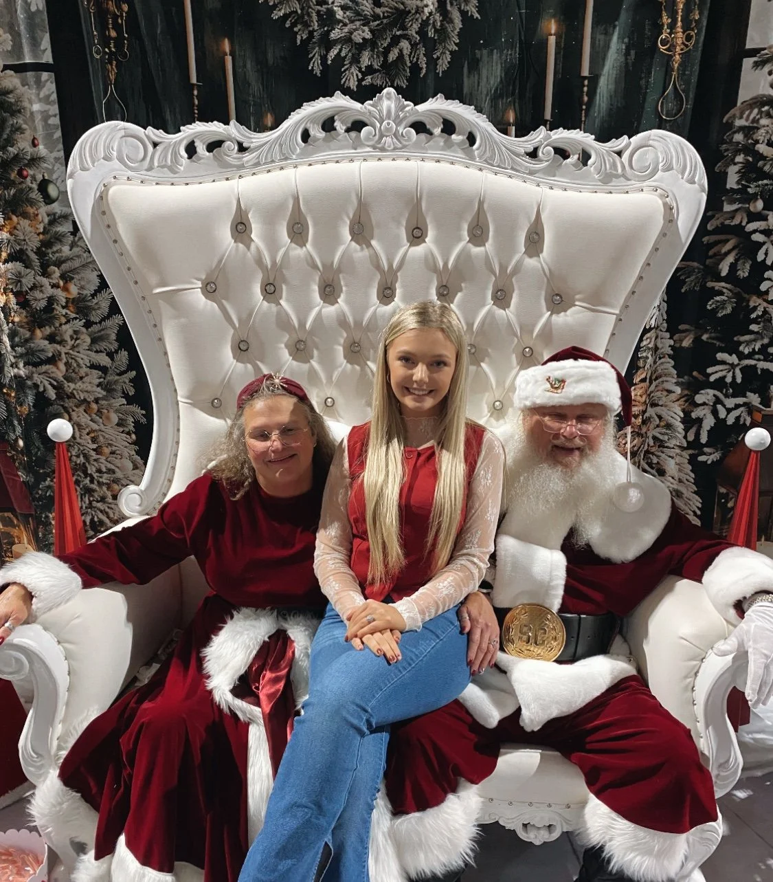 Santa and guests