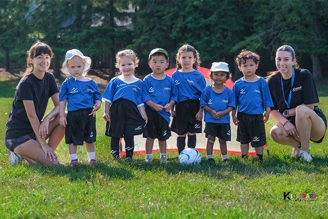 Kids soccer class