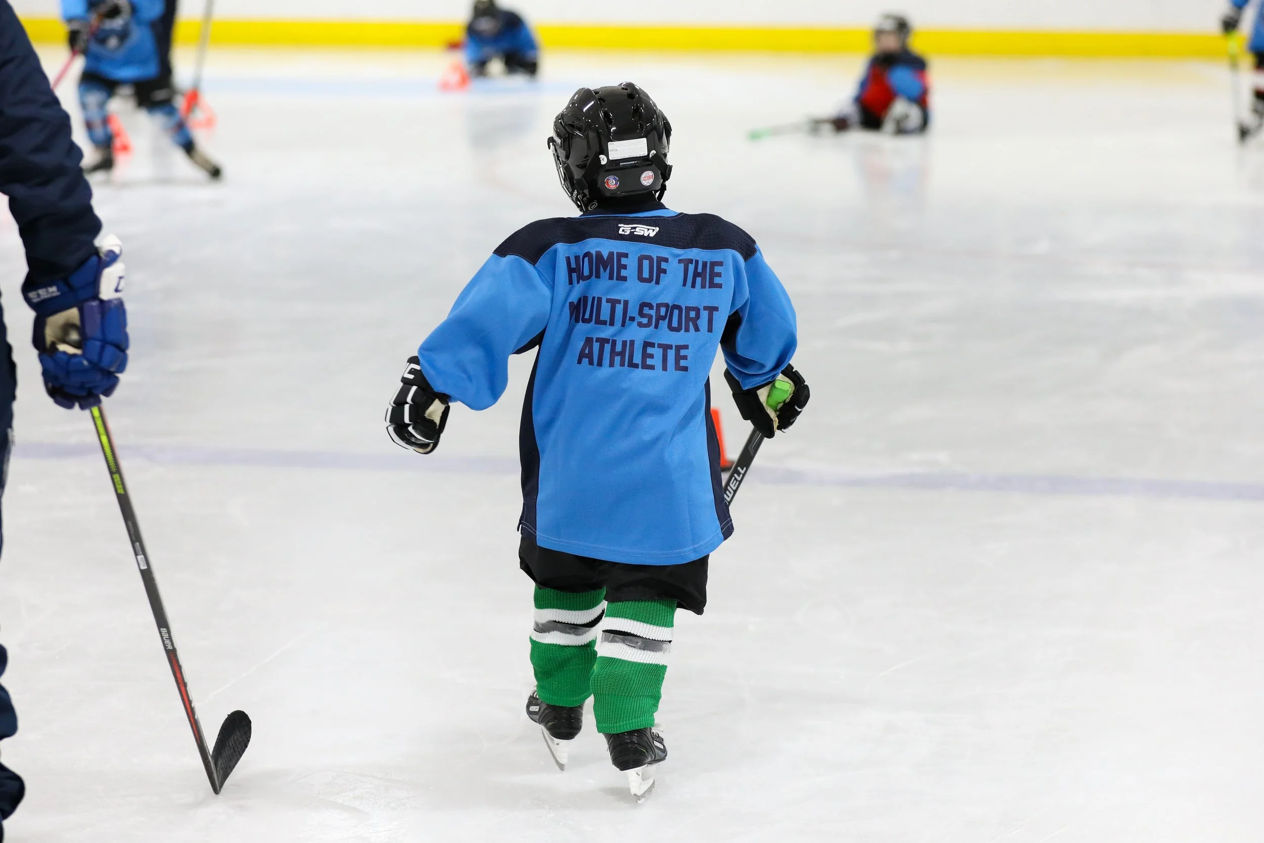 TOP Hockey Learn-to-Play players on the ice