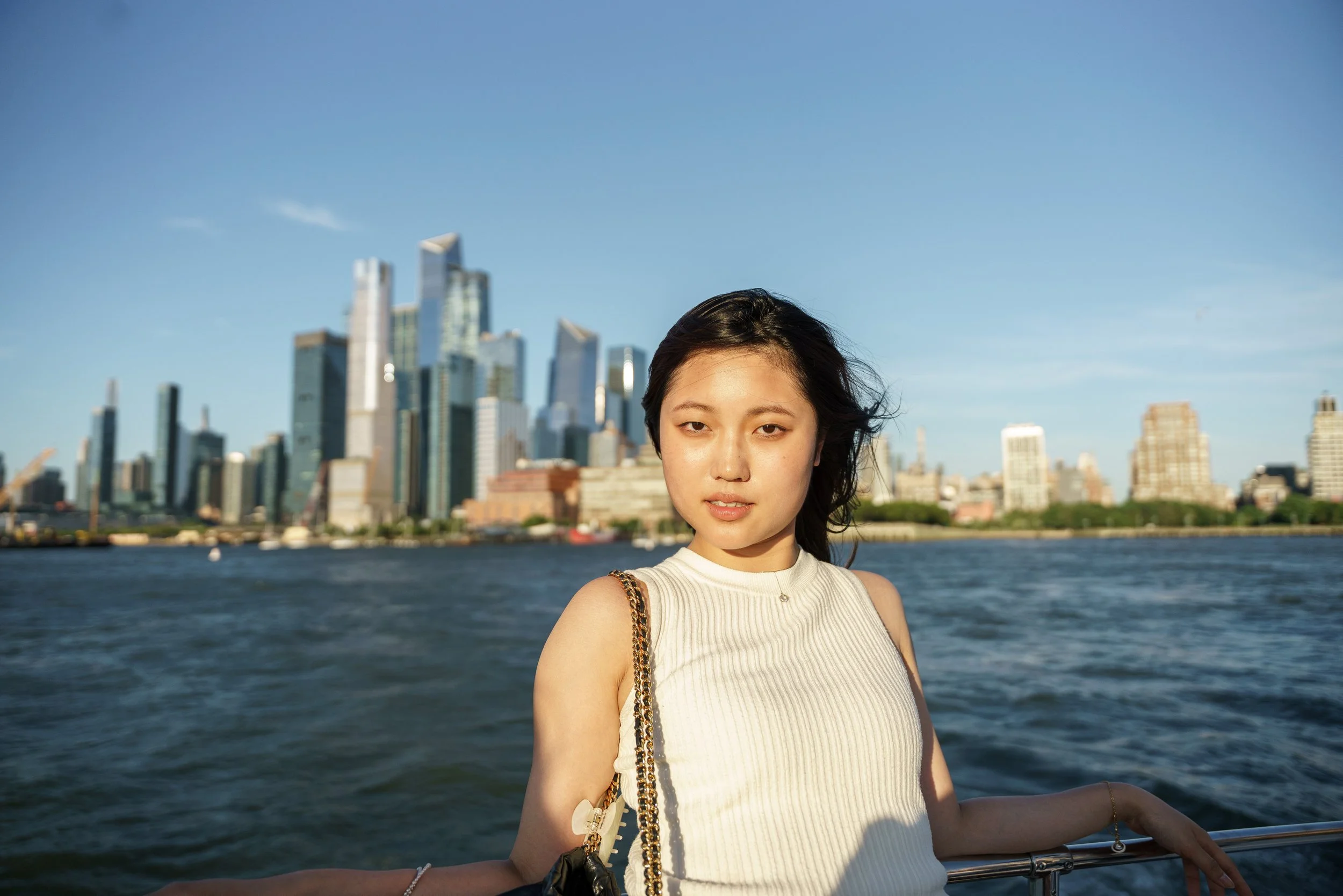 Portrait against the skyline