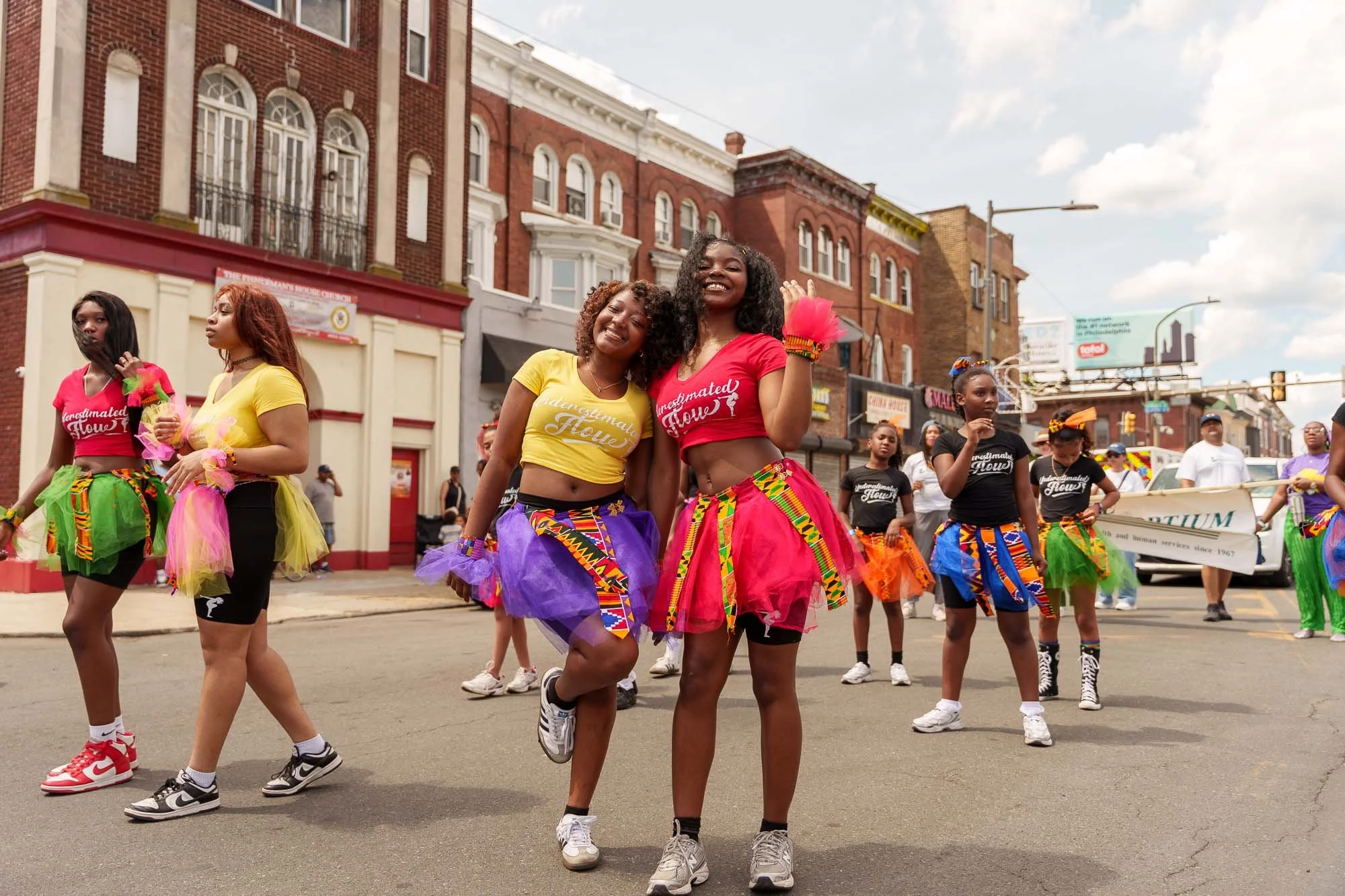 Juneteenth parade troupe