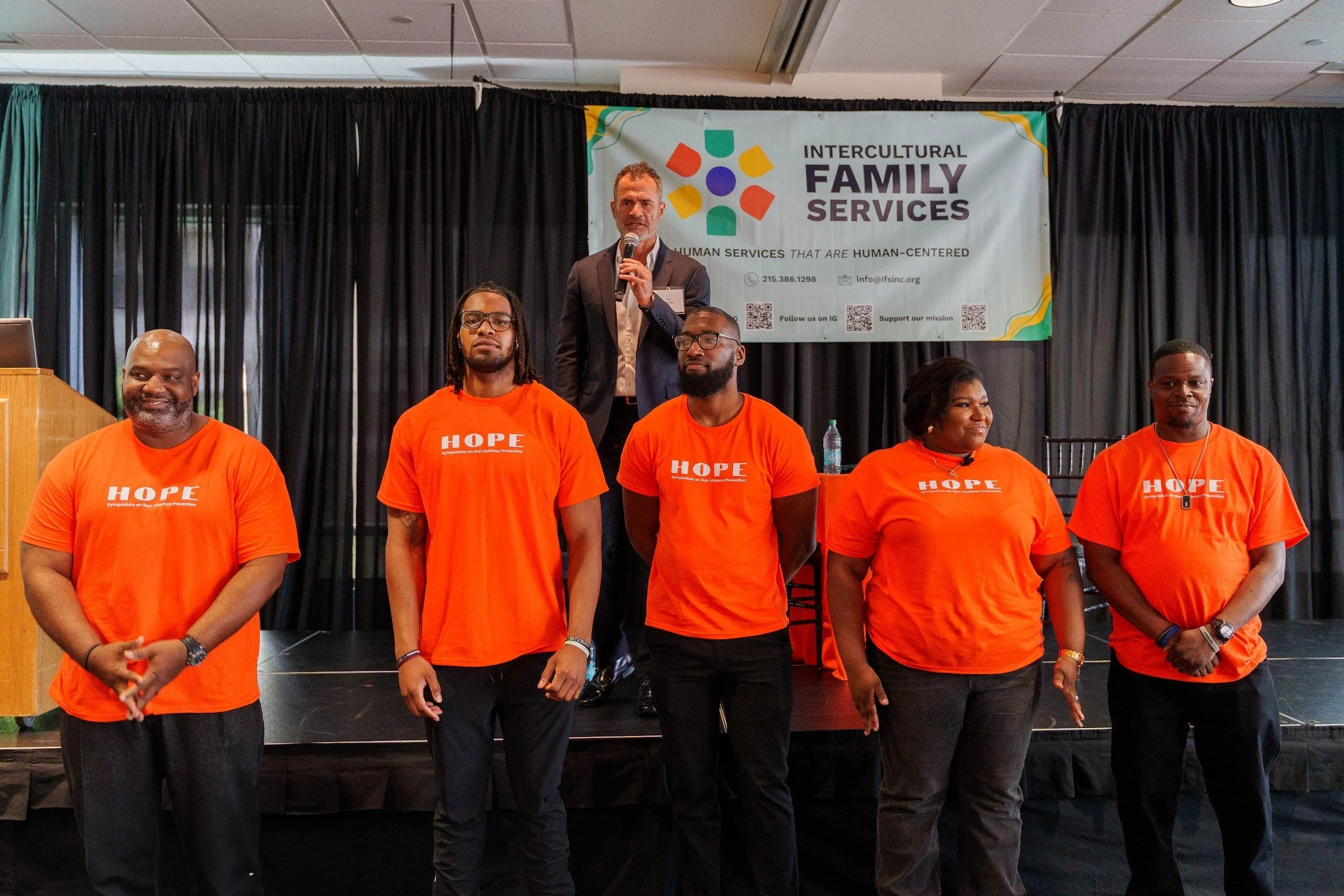 The IFS volunteer team at the first Hope Symposium