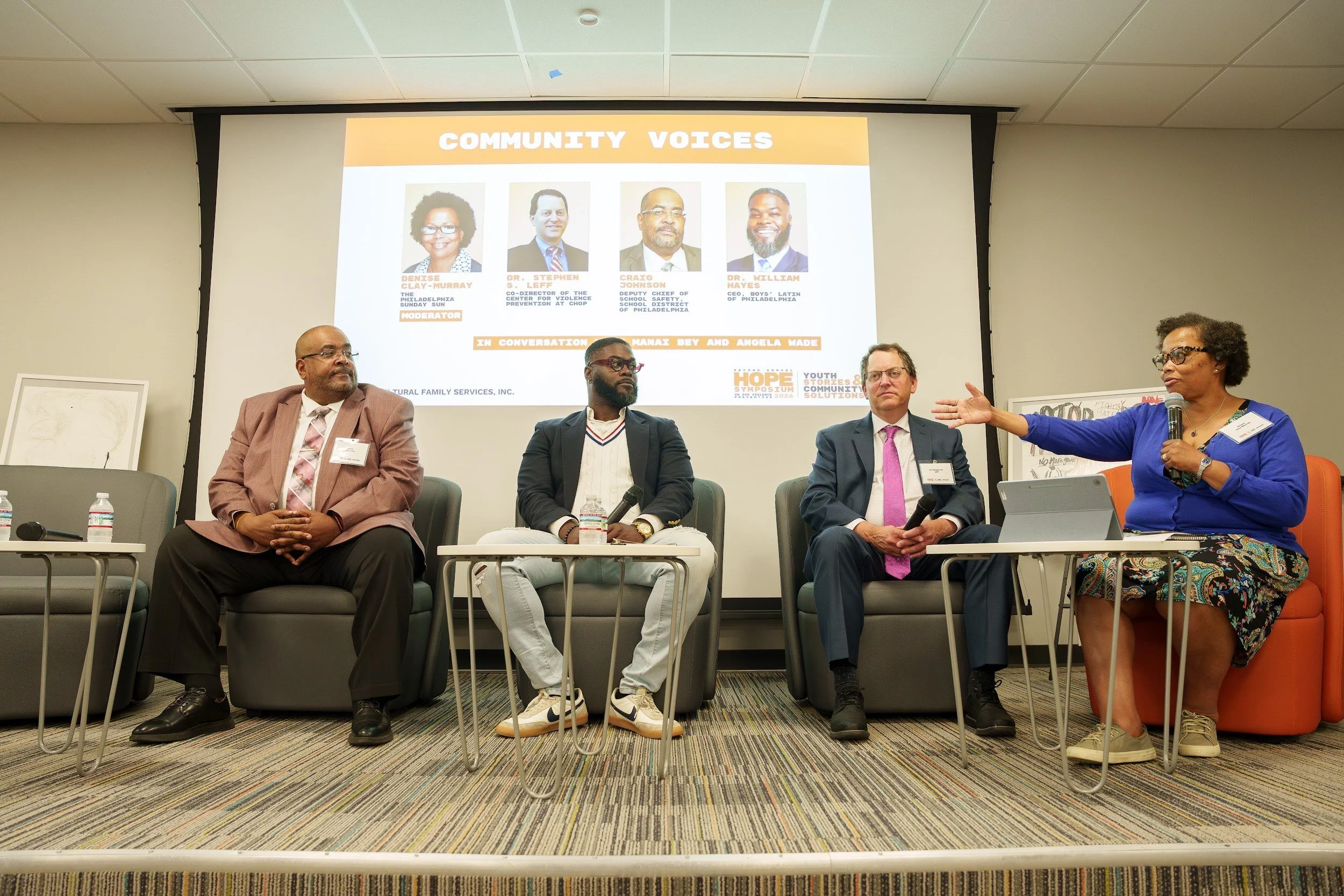 The Community Voices panel at the 2nd Annual Hope Symposium