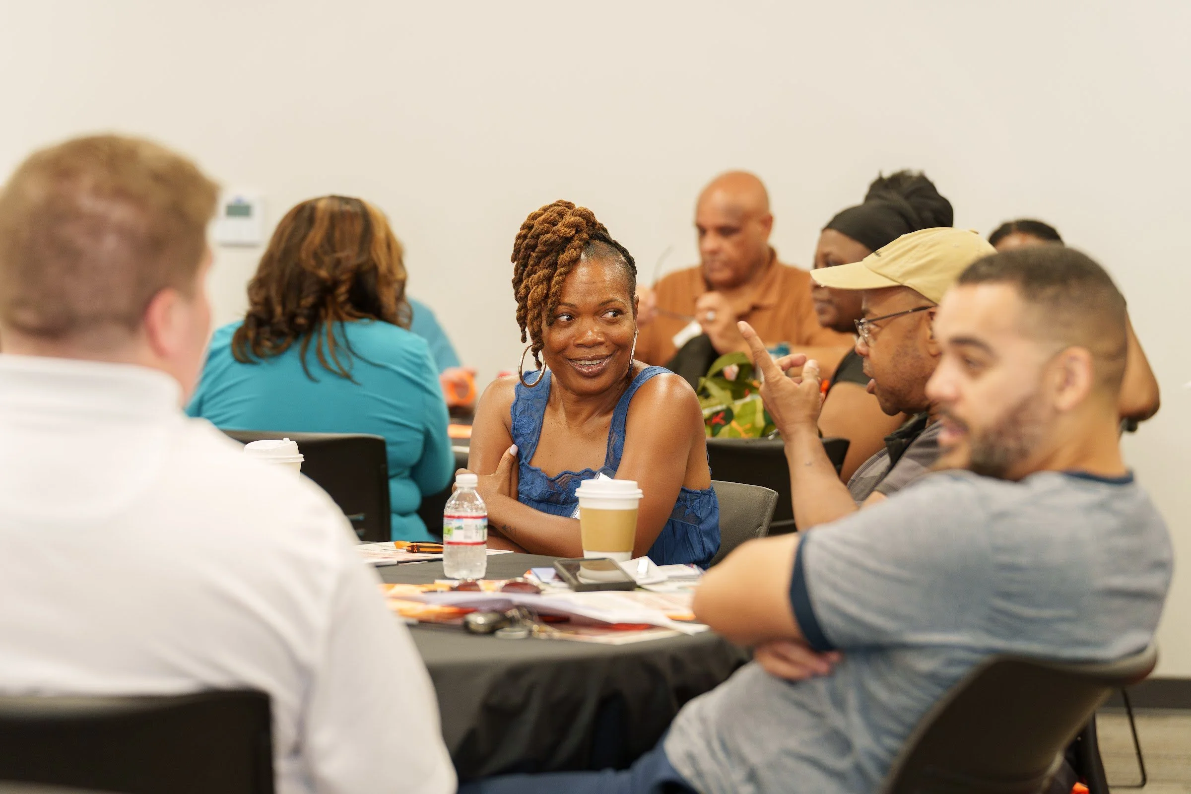 Discussion in a breakout session
