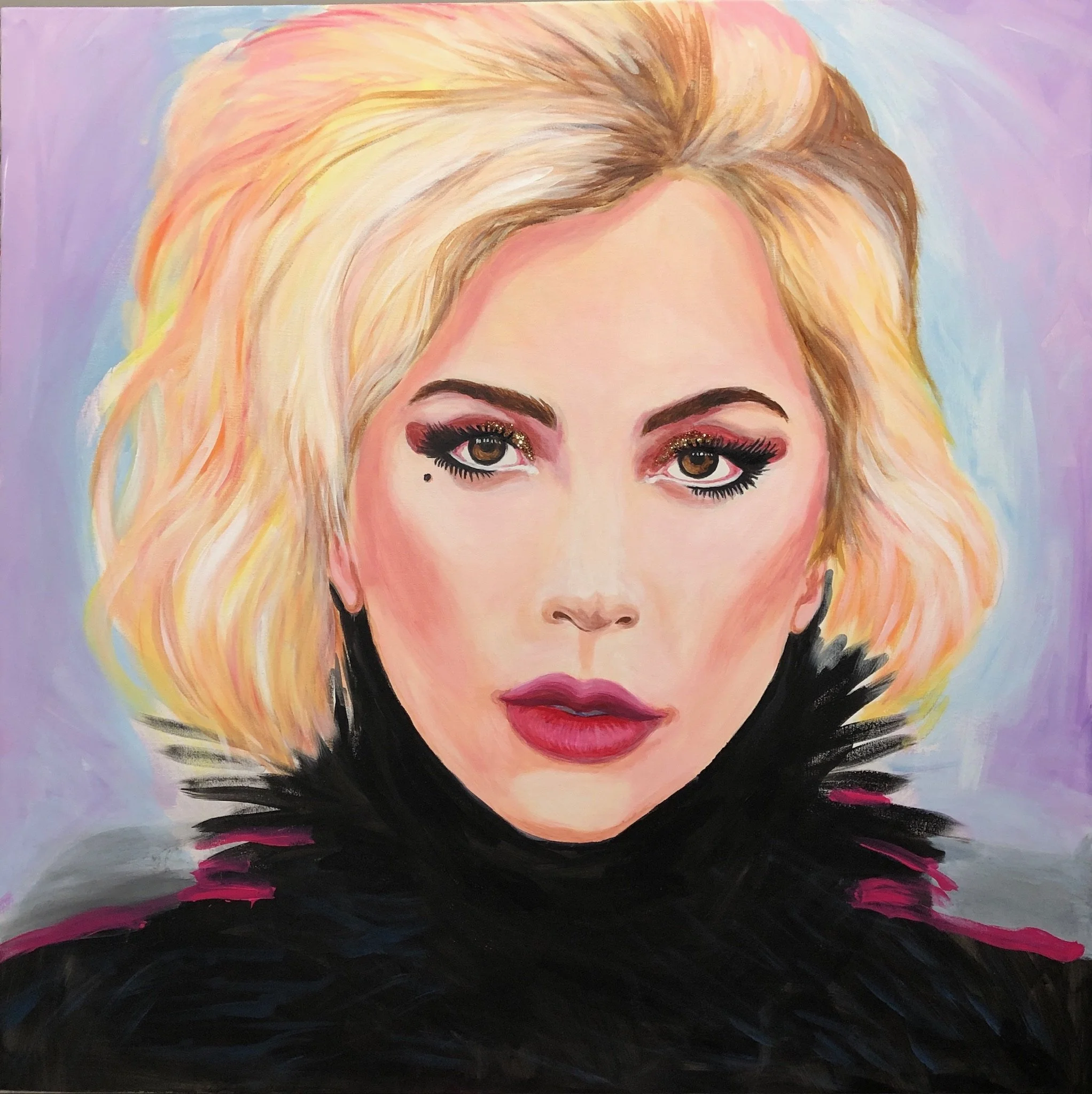 Lady Gaga Portrait by Dennis Asbury