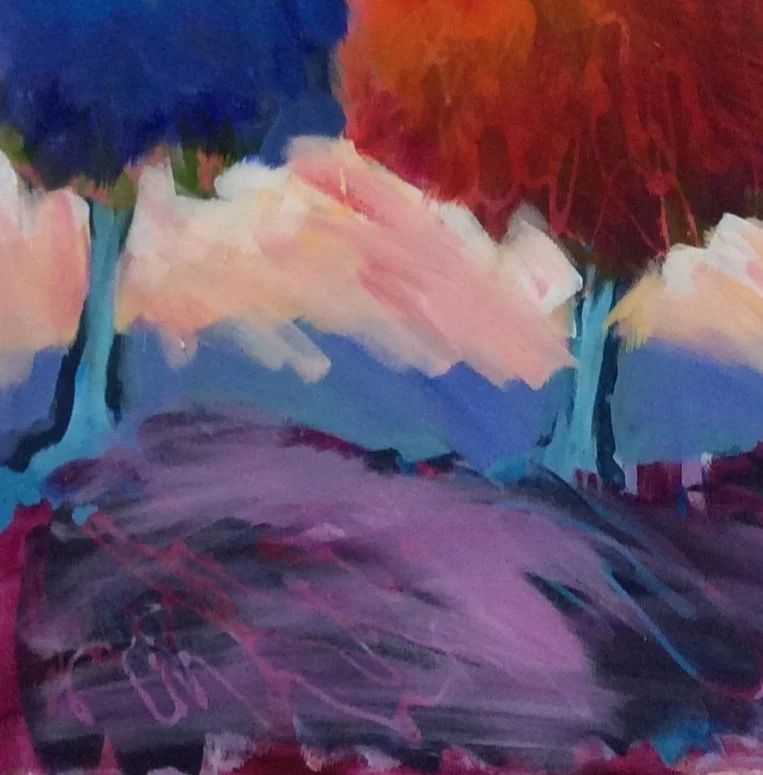 Abstract tree landscape by Dennis Asbury