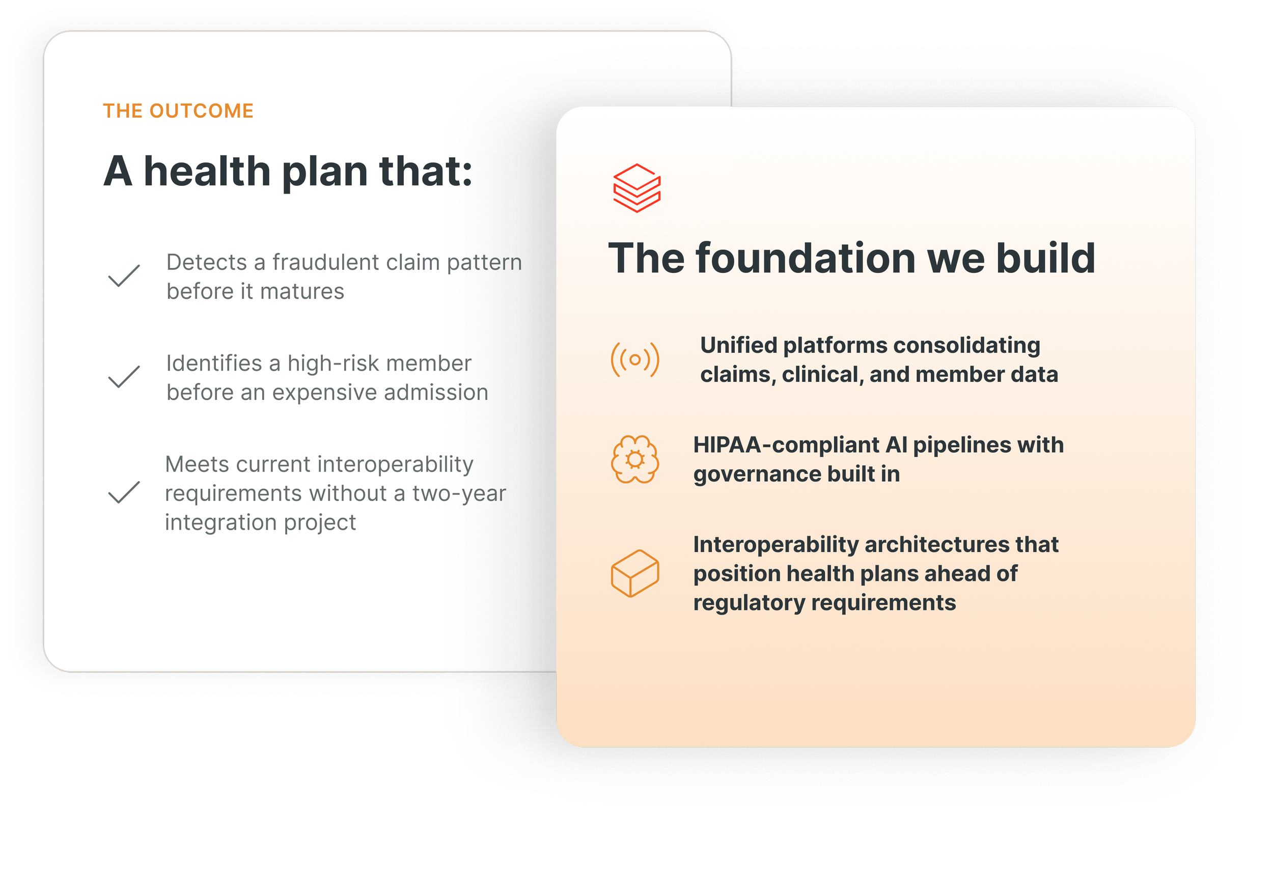 Health Plans outcome and foundation