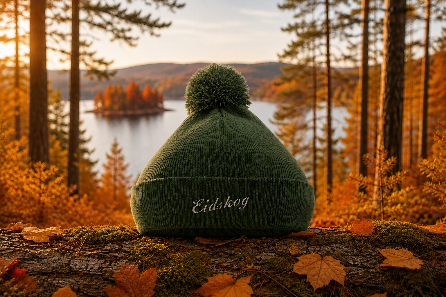 Kommuneskjorta – beanie with municipal coat of arms